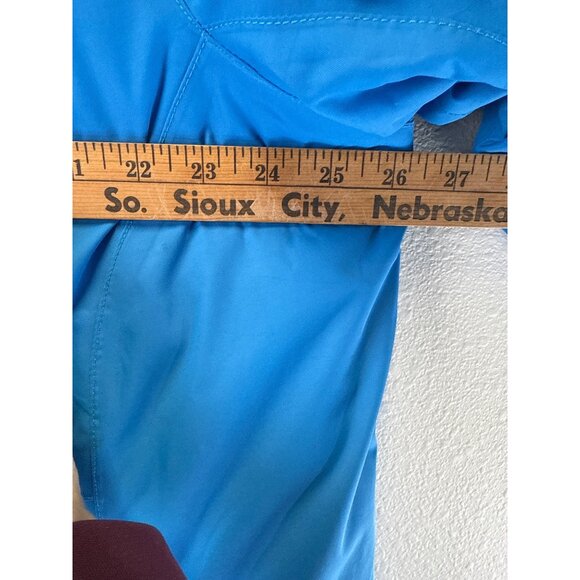 LL Bean Womens Rugged Ridge Parka 1X Regular Blue Ski Jacket Primaloft Insulated - Picture 12 of 16